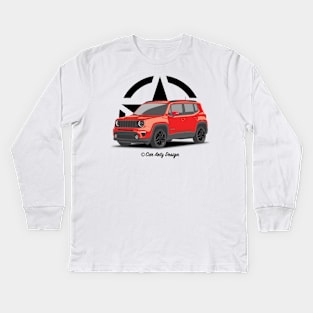 Jeep Renegade Kids Long Sleeve T-Shirt